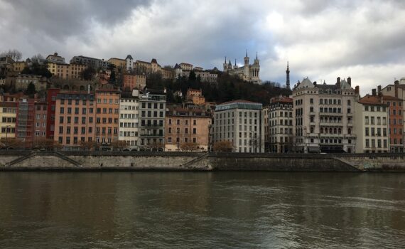 Vue sur la Saône et Fourvière