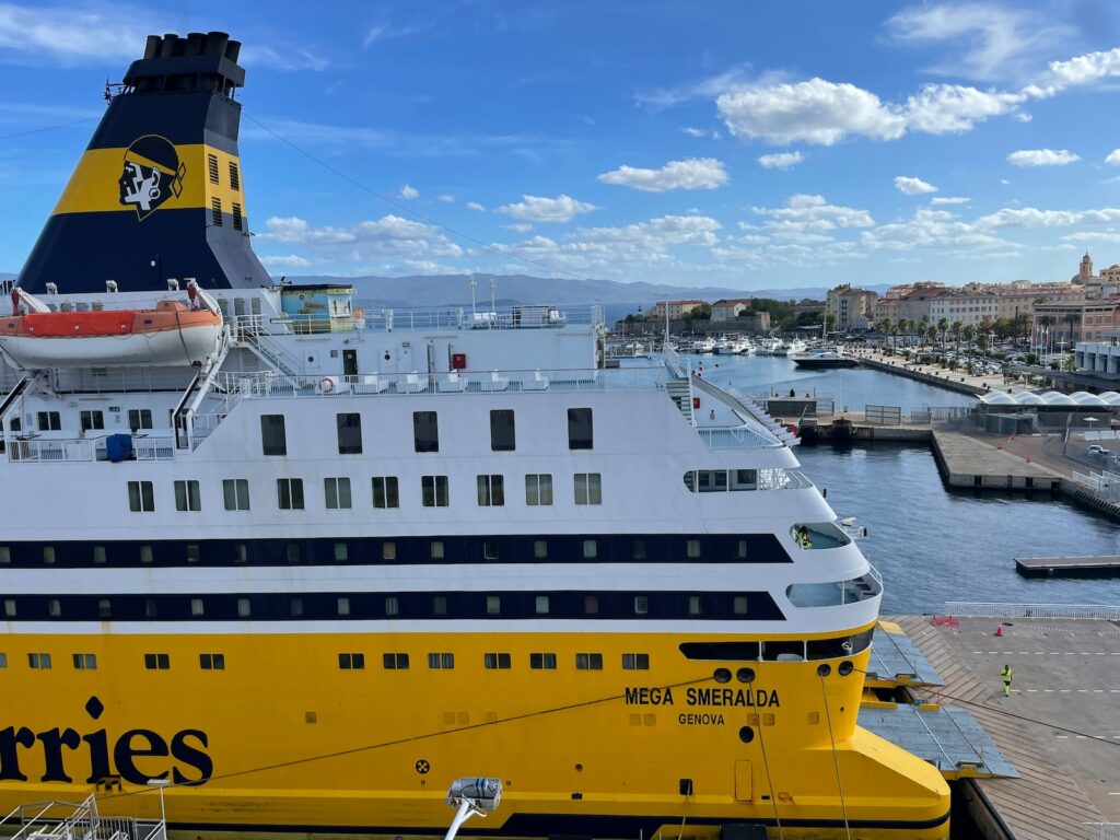 Corsica Ferries avec son chien