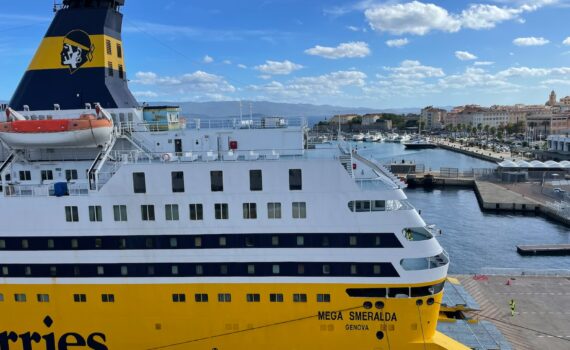 Corsica Ferries avec son chien