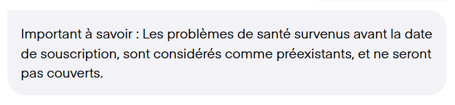 Avis assurance Lassie : problème de santé