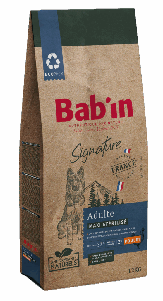 croquettes grand chien stérilisé