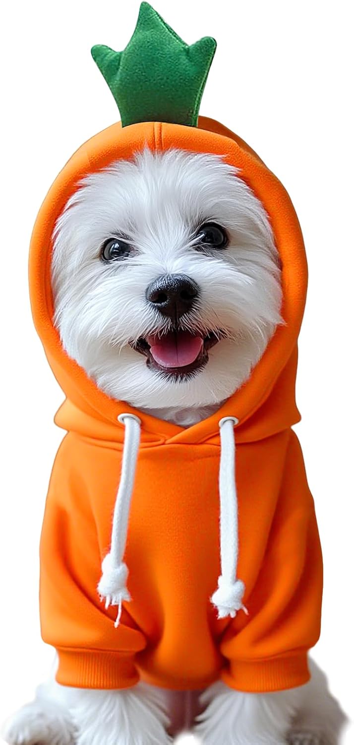 Déguisement citrouille pour chien