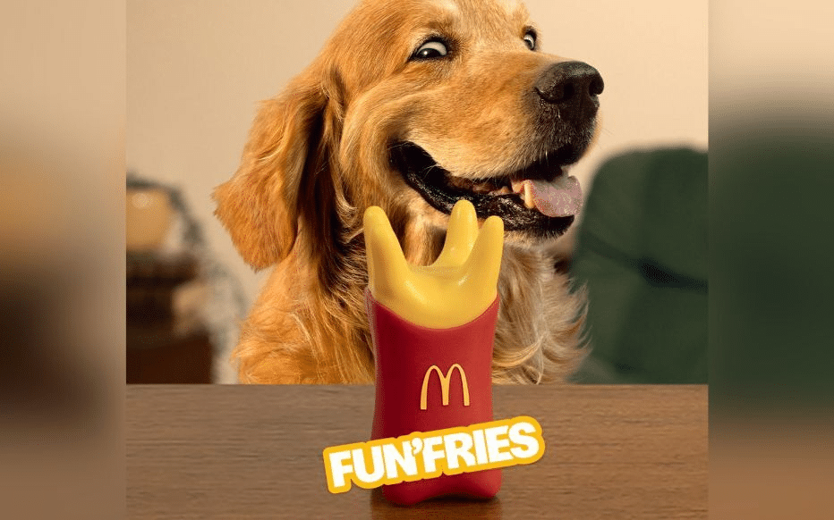 jouet Fun'fries chien Mcdo