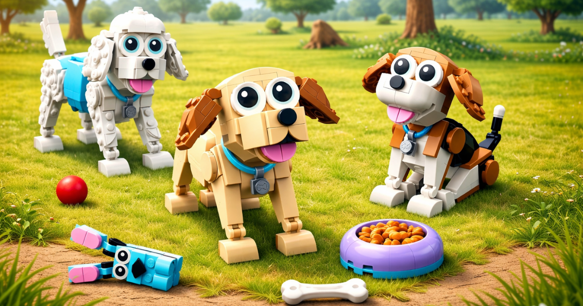 Lego chien à collectionner